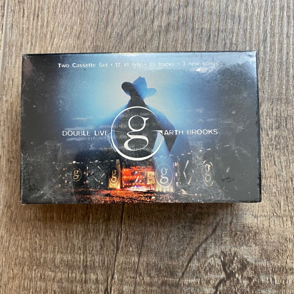 Garth Brooks Double Live 2 Cassette Tape Set 1998 Capitol Records New Sealed